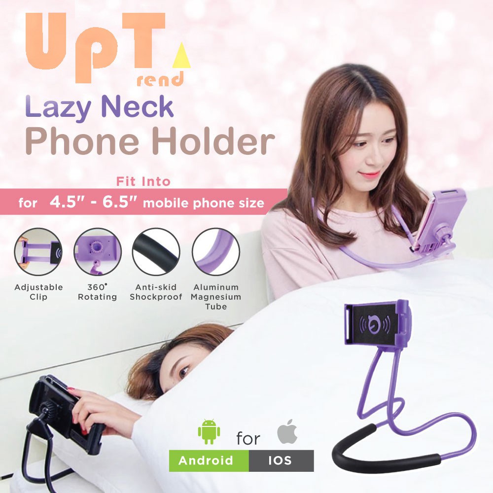 Jual Lazy Neck Phone Holder/Lazy Neck Pod/Holder Leher/Lazy