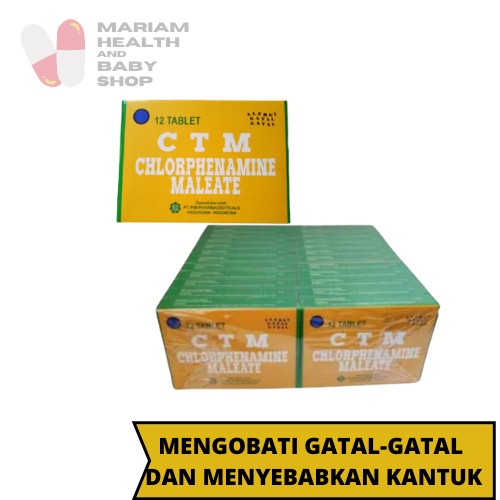 Jual CTM box 1 SLOP = 24PACK Untuk Alergi Gatal-Gatal | Shopee Indonesia