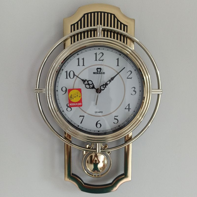 Jual jam dinding bandul bunyi MIRADO ORIGINAL(Gratis bubble warp dan ...