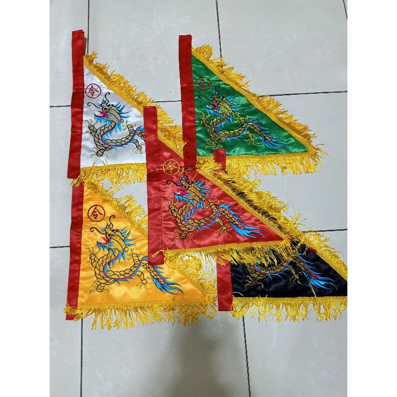 Jual Bendera Segitiga 5 Warna Lima Warna 15 Inch Shopee Indonesia 8863