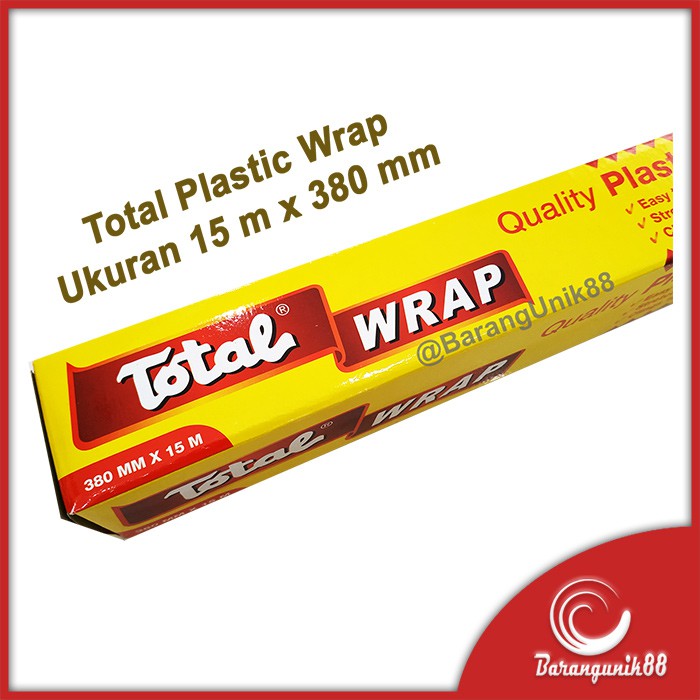 Jual Total Plastic Wrap Plastik Wraping Pembungkus Sayur atau Buah 30m ...