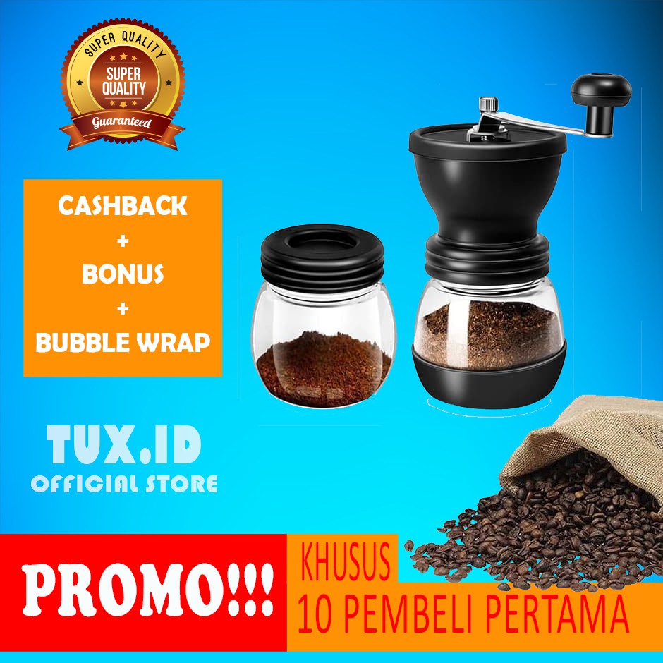Jual GRINDER Gilingan Kopi Manual Hand Coffee Grinder Alat Penggiling