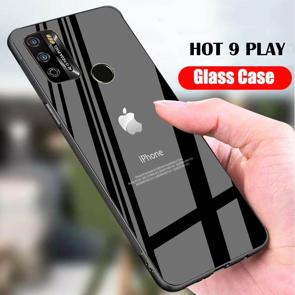 Jual [H01] Softcase Glass Kaca Infinix Hot Play Casing Hp