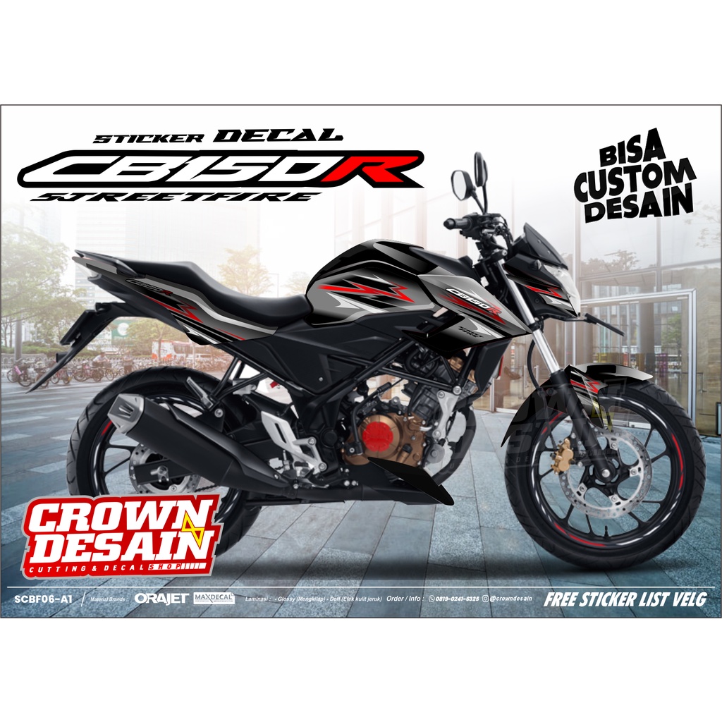 Jual STRIKER STRIPING CB150R VARIASI STRIKER MOTOR/CUSTOM DESAIN CB150R ...