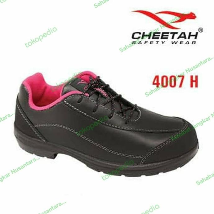 Jual Sepatu Safety Safety Shoes Type 4007h Hitam Cheetah 100 Original Layatera Shopee Indonesia