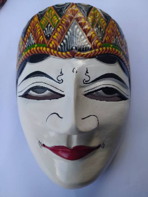 Jual Satu Set Topeng Rama Shinta Batik Putih | Shopee Indonesia