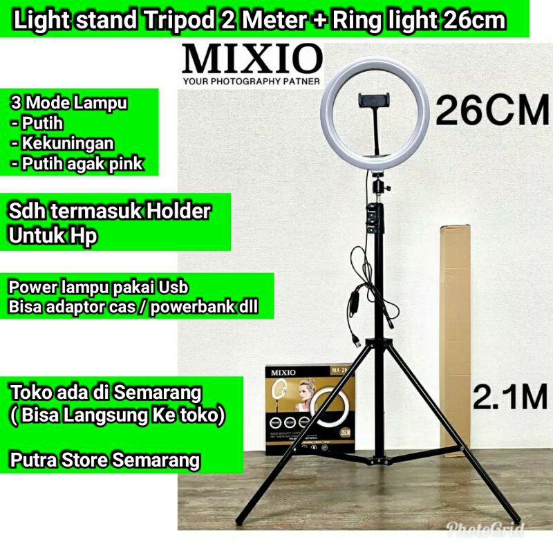 Intempo EE5976BLKSTKEU 10" Selfie Ring Light - 2.1m Extendable - View #7