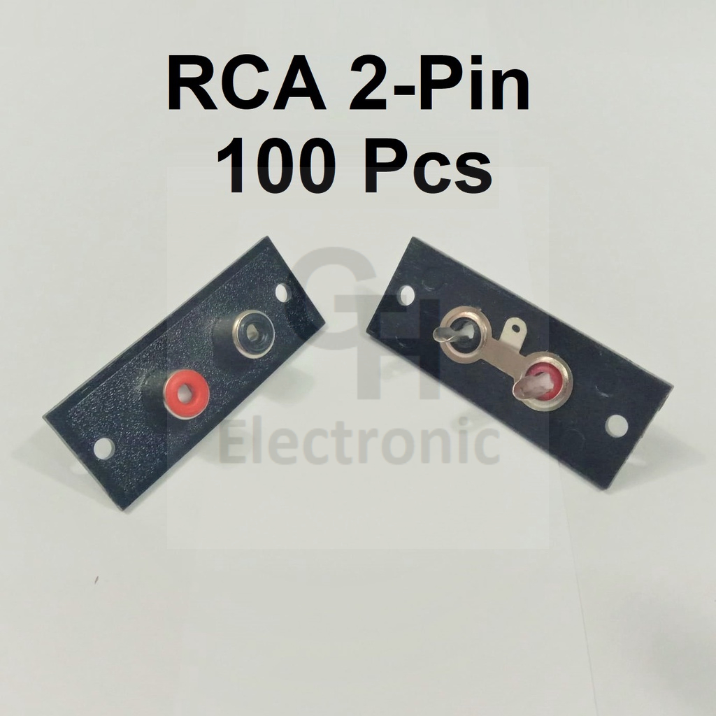 Jual (100 Pcs) Socket RCA - 2 pin soket rca terminal RCA | Shopee Indonesia