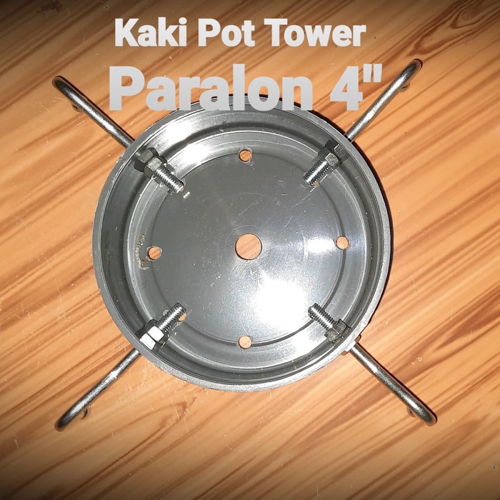 Jual ds104s1 Kaki 4" Tutup Dop Pot Tower Paralon Garden Tanam Pvc