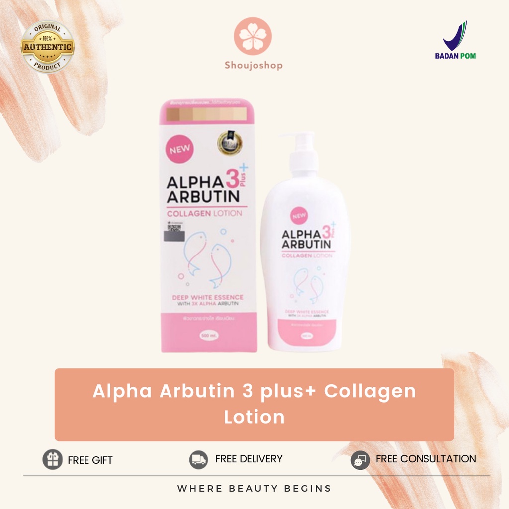 Jual Alpha Arbutin 3 plus+ Collagen Body Lotion Shopee Indonesia