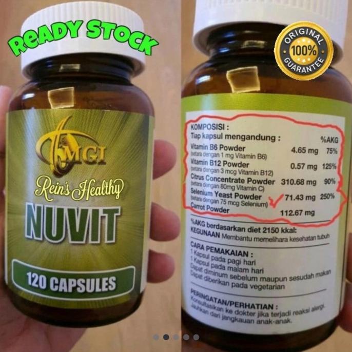 Jual NUVIT Suplemen/Vitamin asli MGI/MCI Lc | Shopee Indonesia