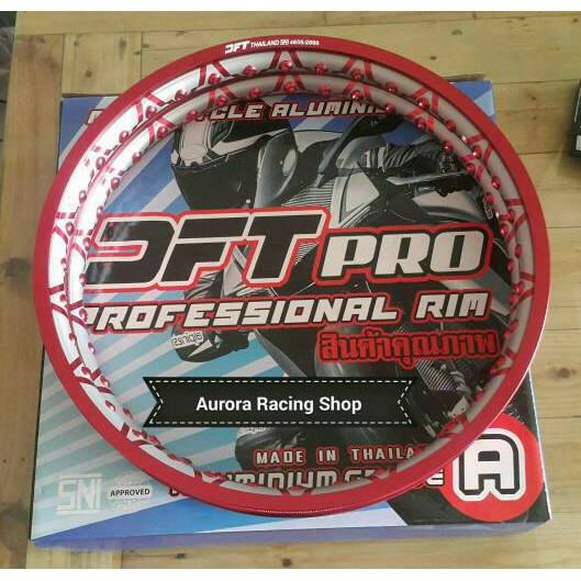 Jual Velg - Rim DFT V Line 17x 140 Warna Red Silver | Shopee Indonesia