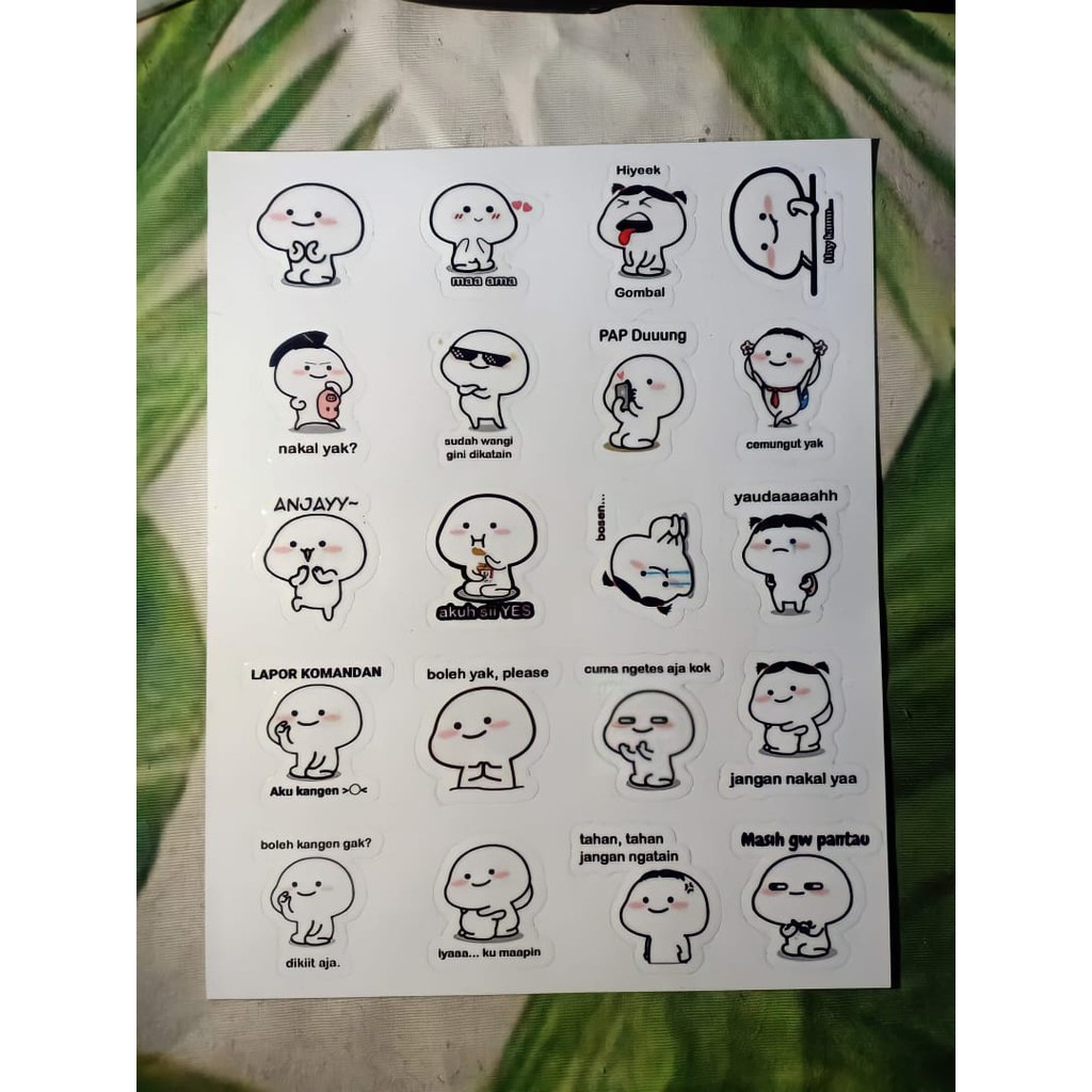 Jual STICKER PENTOL SET 20PCS ACESORIES HP/LAPTOP/DINDING | Shopee ...