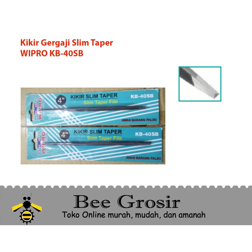 Jual Kikir Gergaji Segitiga Slim Taper Wipro Kb Sb Shopee Indonesia