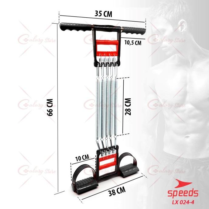 Jual Spring Chest Pull Excerciser / Alat Fitness 3in1 Portable 024-04 ...