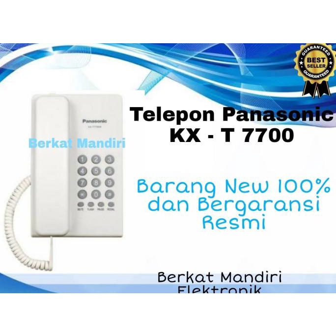 Jual Panasonic Kx-T7700 New Model Telepon Kabel Rumah / Kantor | Shopee ...