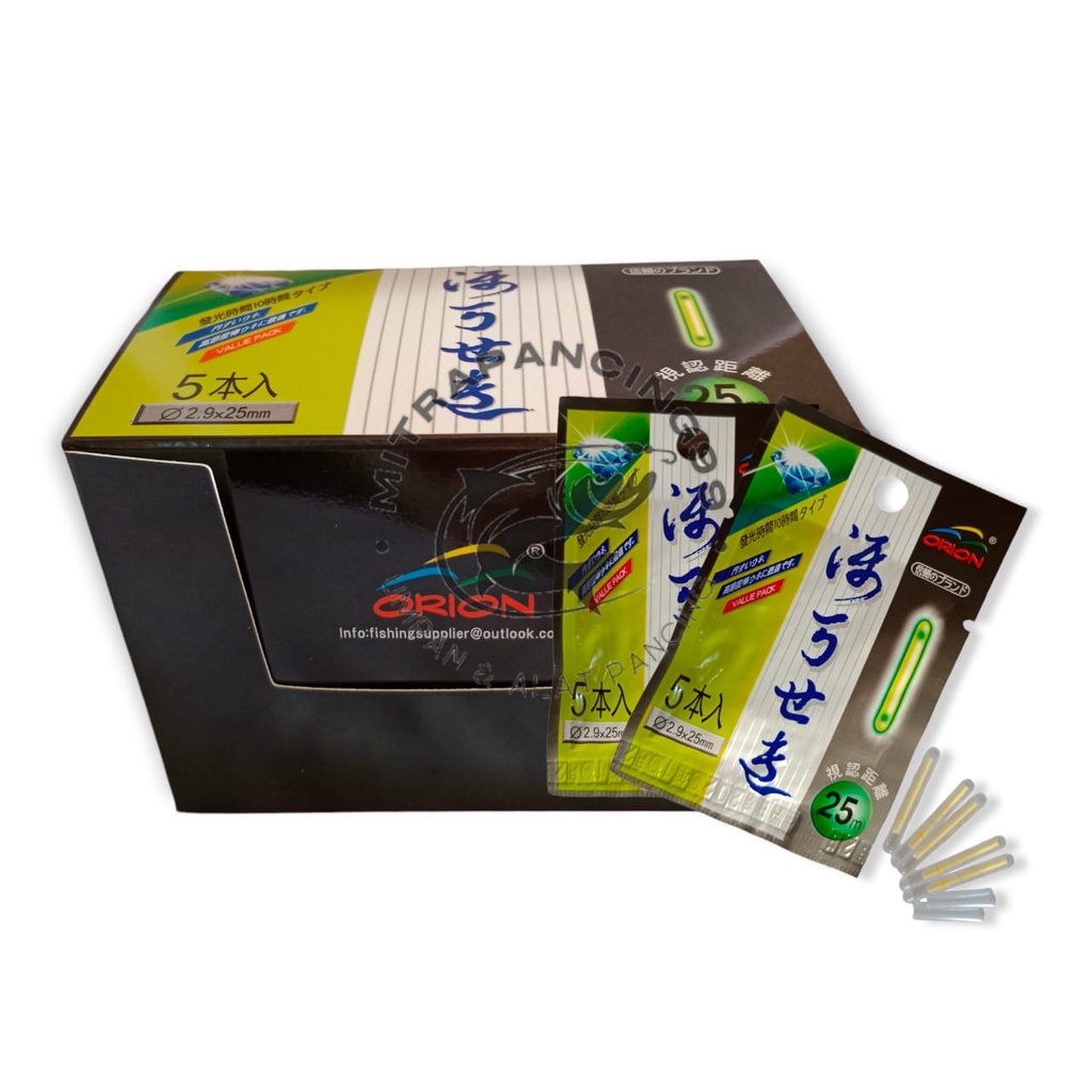 Jual 1 Dus Glow Stick Pelampung / Kumbul Pancing - RCTI Orion 50 Pcs ...