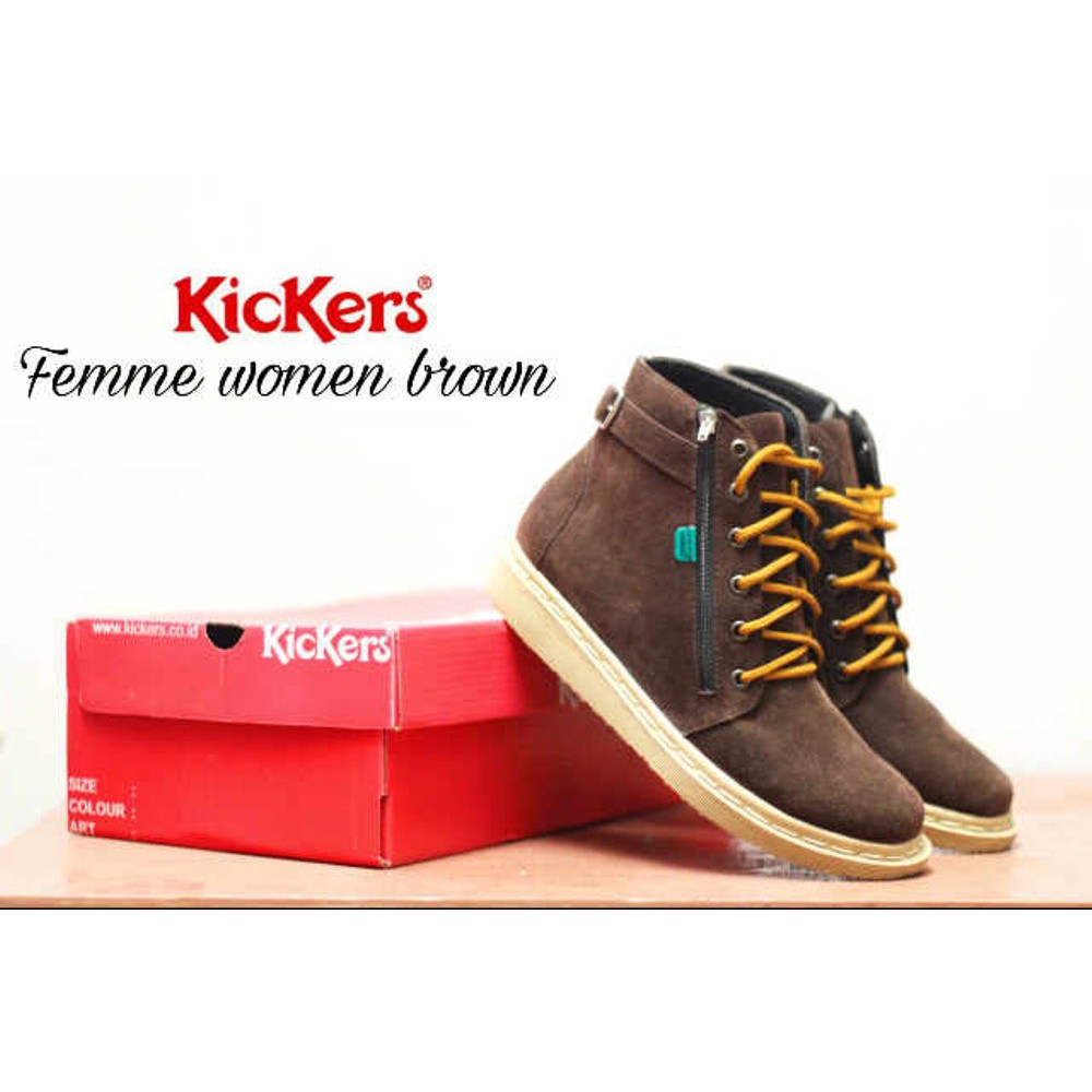 Kickers on sale boots wanita