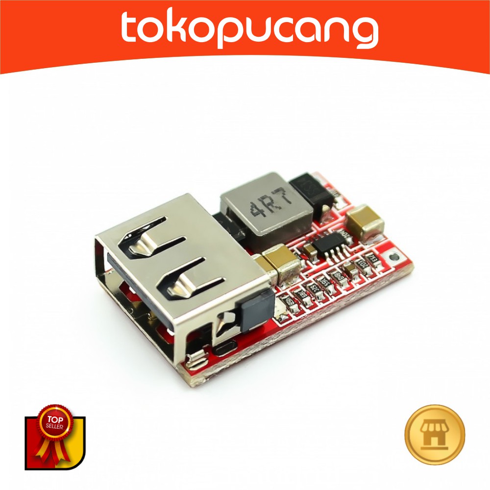 Jual Modul Kit DC 6-24V 12V / 24V to 5V 3A USB Charger Buck Step Down ...