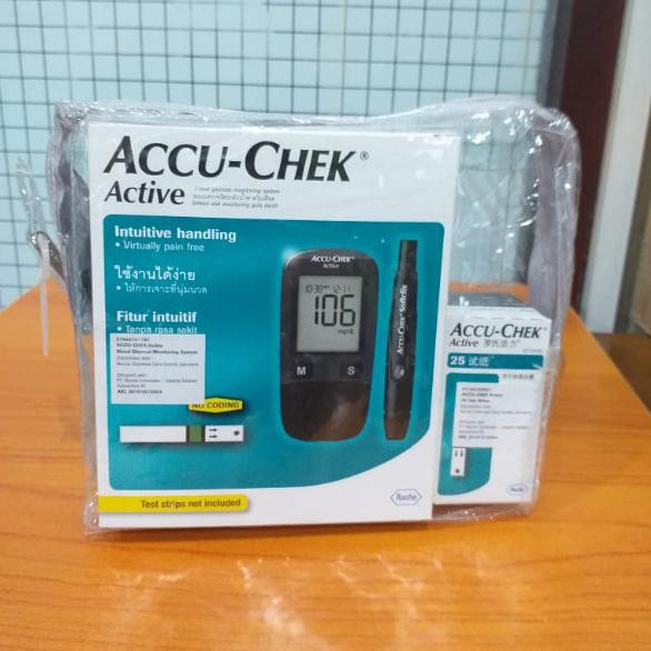 Jual [[BISA COD]] Accu Chek Active Meter Baru Alat monitor gula darah ...