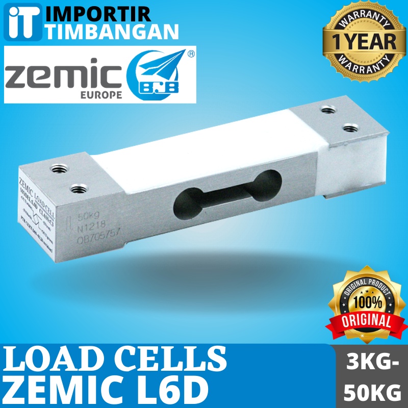 Jual LOAD CELL / SENSOR TIMBANGAN DIGITAL ZEMIC L6D 3KG-50KG New ...