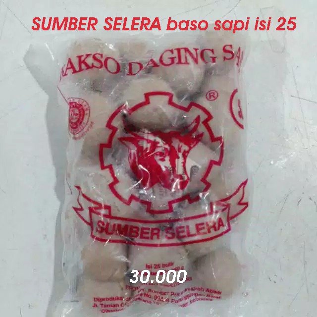 Jual Sumber Selera Baso Sapi Isi 25pc Kebun Jeruk Shopee Indonesia