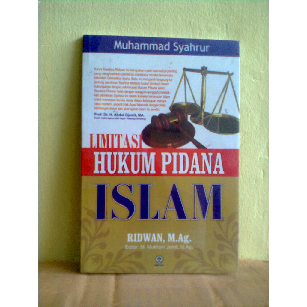 Jual Buku Limitasi Hukum Pidana Islam | Shopee Indonesia