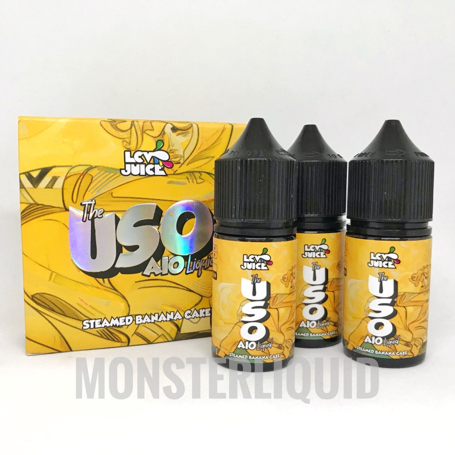 Jual LCV JUICE THE USO AIO STEAMED BANANA CAKE 30ML LIQUID (1 PCS ...