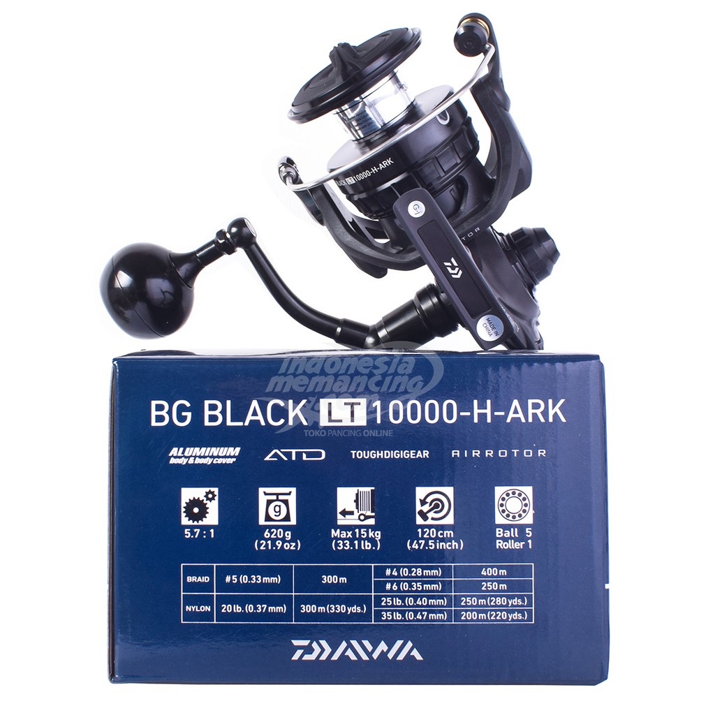 Jual Reel Spinning Daiwa Bg Black Lt 2021 2500d Xh 3000d Xh Ark