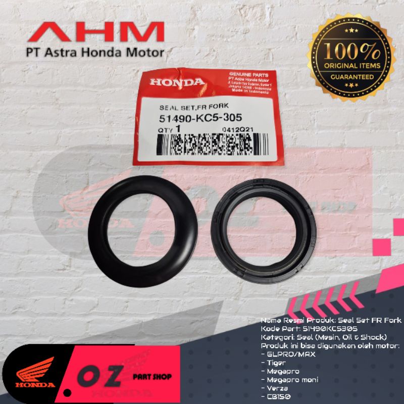 Jual SIL SEAL SEL SHOK SHOCK GL PRO MAX MEGAPRO VERZA CB150 ORI ORIGINAL AHM Shopee Indonesia