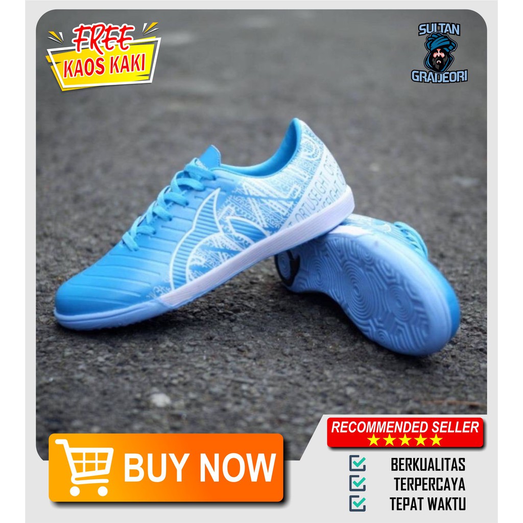 Jual Sepatu Futsal Orts Catalyst Cypher In Pale Cyan Olahraga Pria Shopee Indonesia