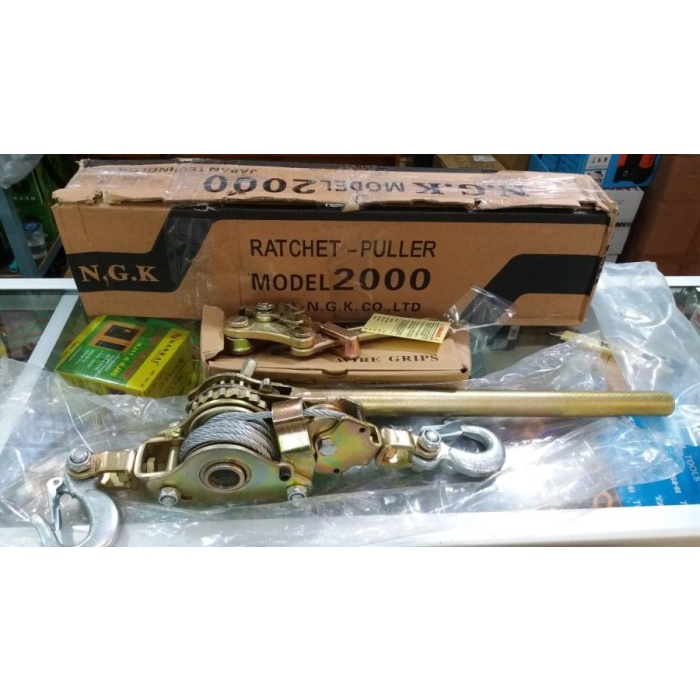 Jual DPM RACHET PULLER TRACKTANG + KODOKAN WIRE GRIP RATCHET PULLER NGK 2000 2T Shopee Indonesia