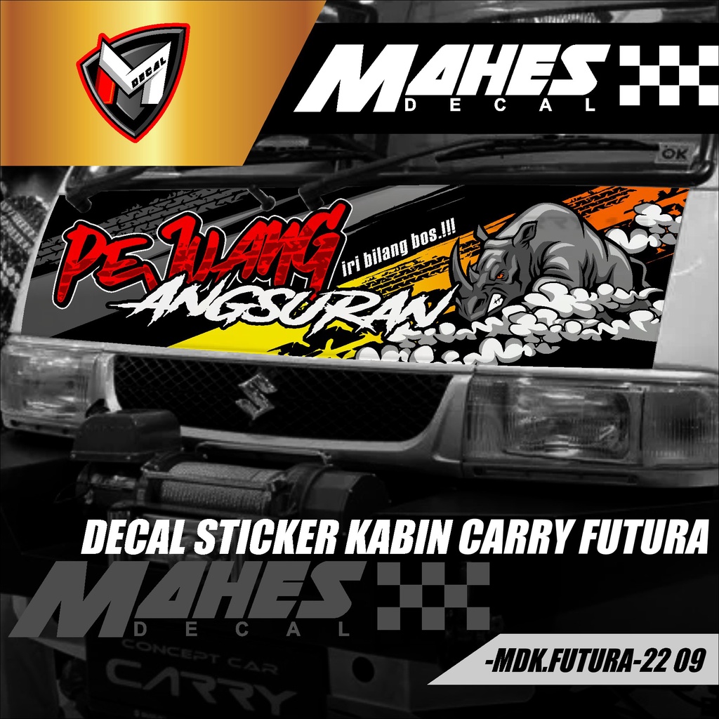 Jual STIKER DECAL KABIN DEPAN CARRY PICK UP - DECAL STICKER KABIN CARRY ...
