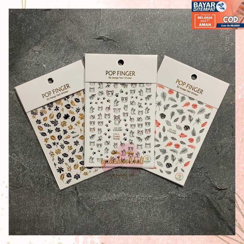 Jual Stiker Kuku Water Decal Nail Art 04 Shopee Indonesia
