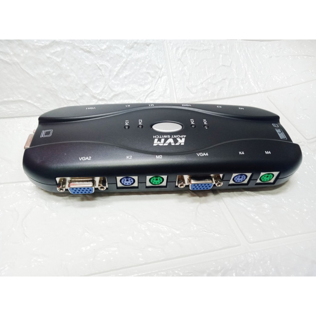 Jual KVM 4 PORT SWITCH (SMALL OFFICE & HOME OFFICE) | Shopee Indonesia