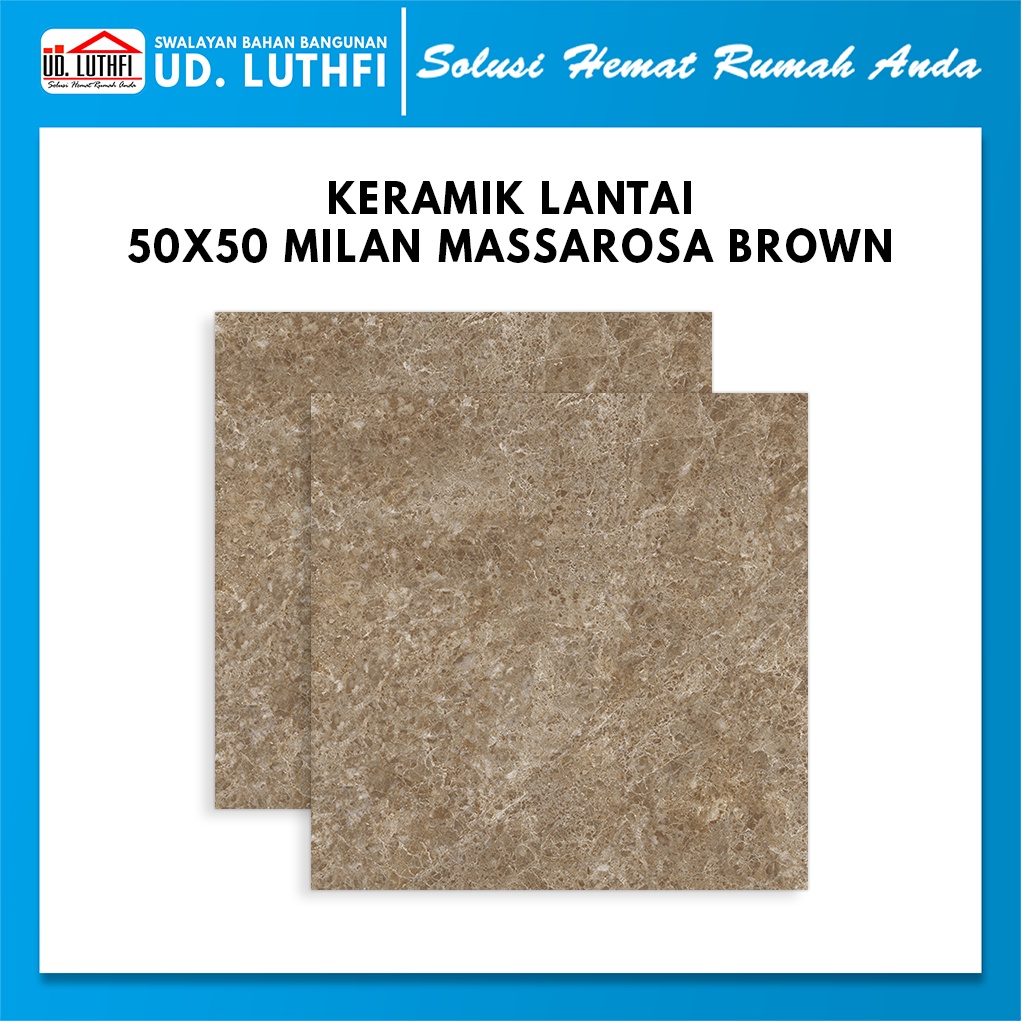 Jual Keramik Lantai Dinding X Milan Massarosa Brown B Shopee Indonesia