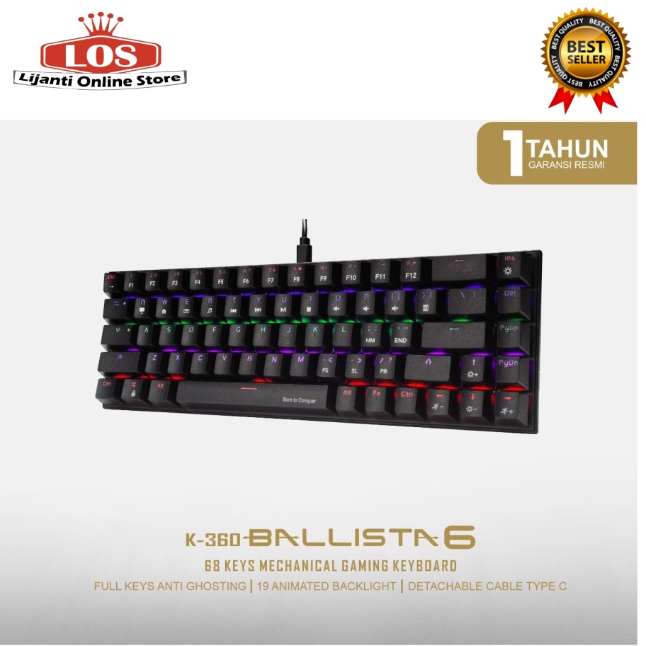 Jual Imperion Keyboard Gaming Ballista 6 KG-360 Mechanical/Keyboard ...