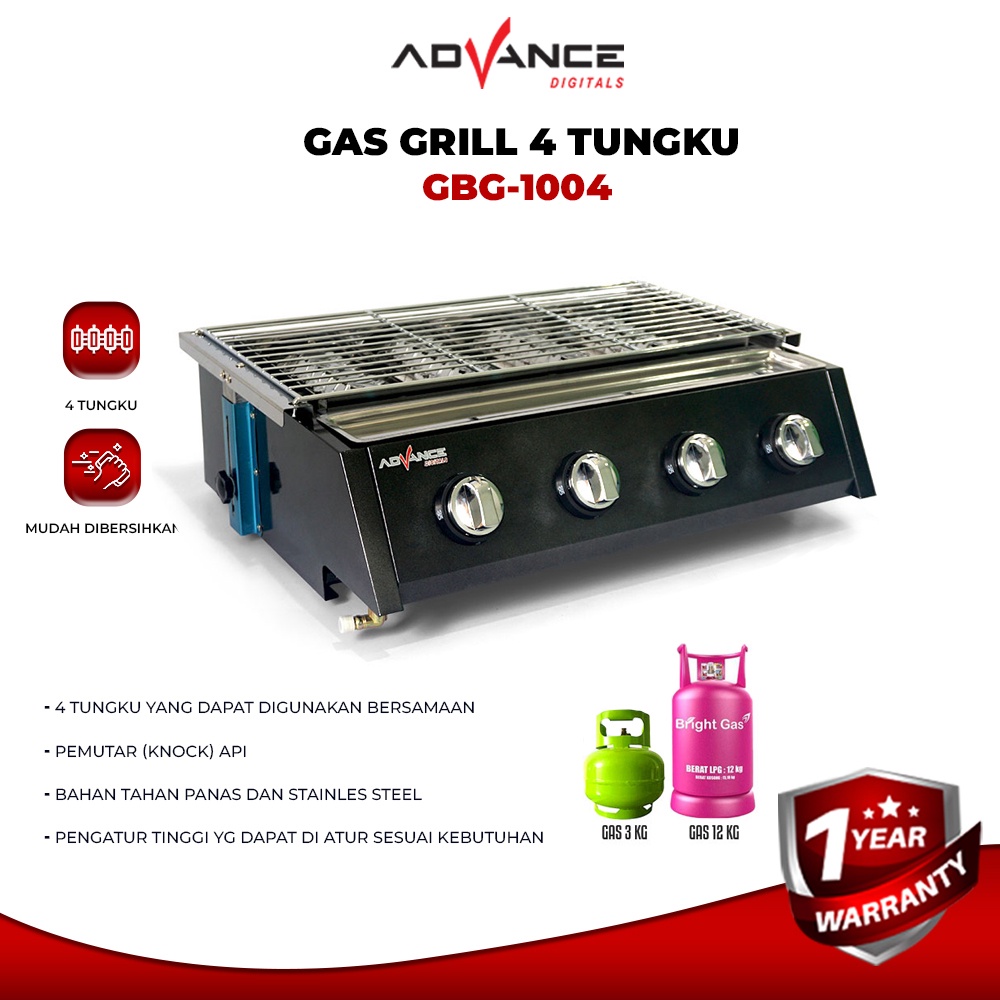 Jual Advance Gbg Kompor Gas Tungku Model Bakar Panggang Tungku