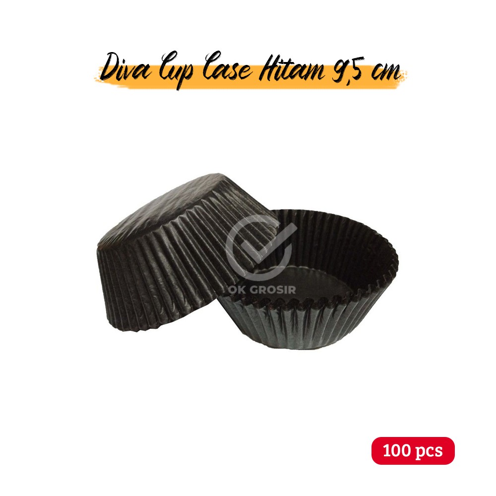 Jual Diva Paper Cup Case HITAM 9,5 cm (100 Pcs) | Shopee Indonesia