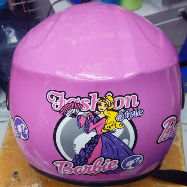 STAMP Fietshelm S Barbie meisjes, roze, 53-56 cm