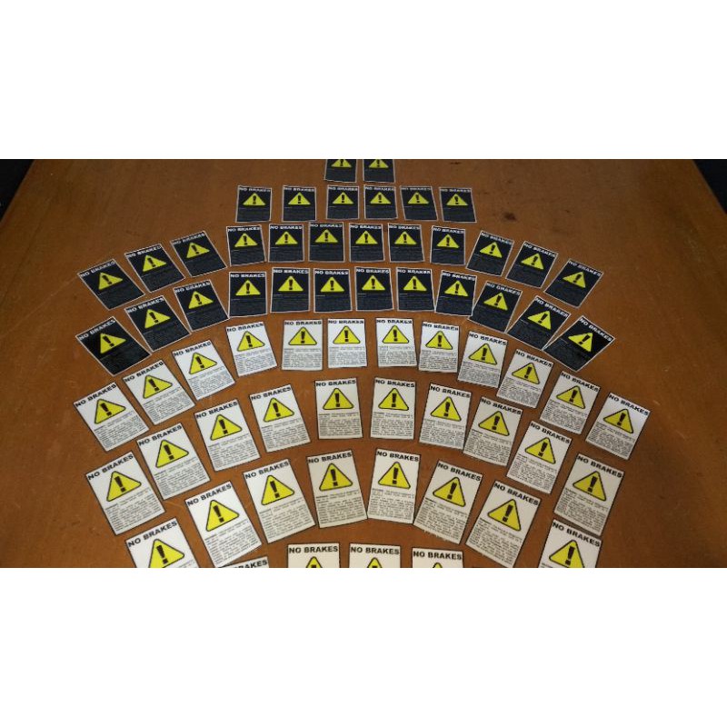 Jual Decal Sticker No Brakes Fixie Fixed Gear Stiker NO BRAKES 700c ...