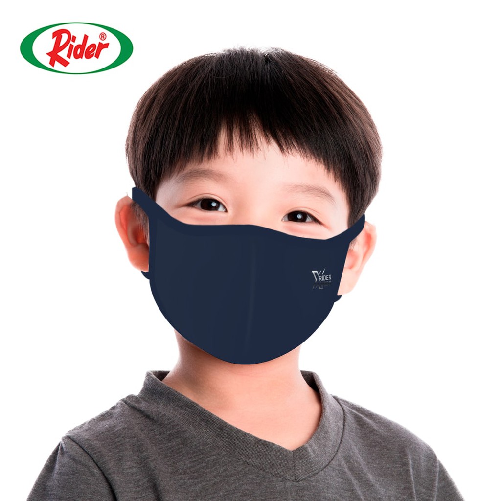 Jual Rider Masker Kain Anak 3 Lapis Anti Virus isi 2 Pcs | Shopee Indonesia