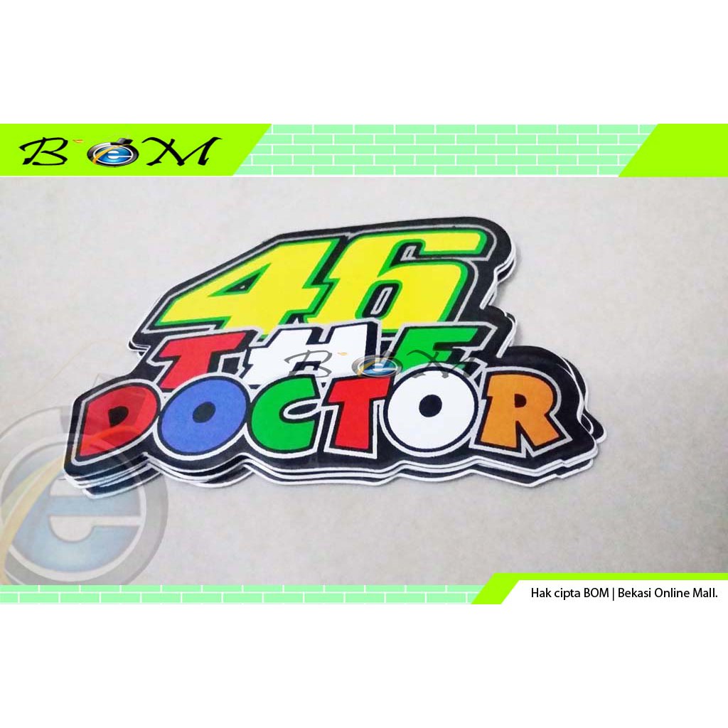 Jual stiker sticker motor mobil gambar logo 46 the doctor | Shopee ...