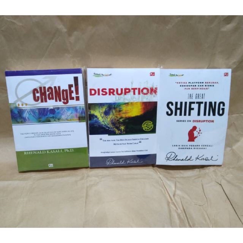 Jual Paket Rhenald Kasali - Change Disruption Dan The Great Shifting ...