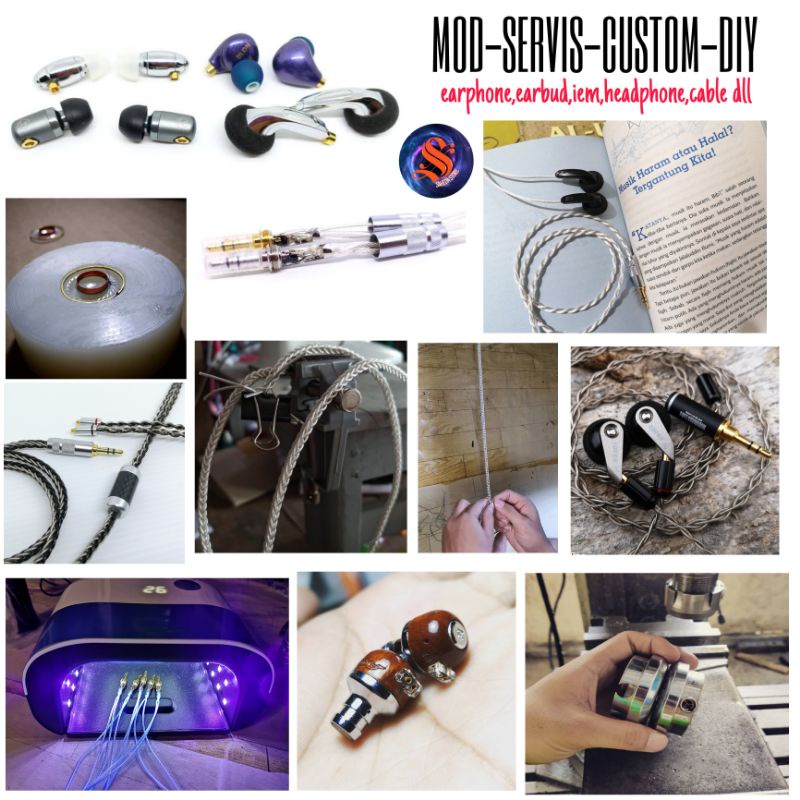 Jual CUSTOM CABLE DIY SERVIS RECABLE EARBUD RECABLE VIDO KGIS EDIFIER ...