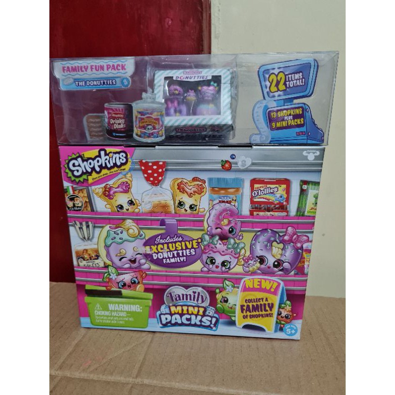 Jual shopkins family mini packs family fun pack 22 item (13shopkins + 9 ...