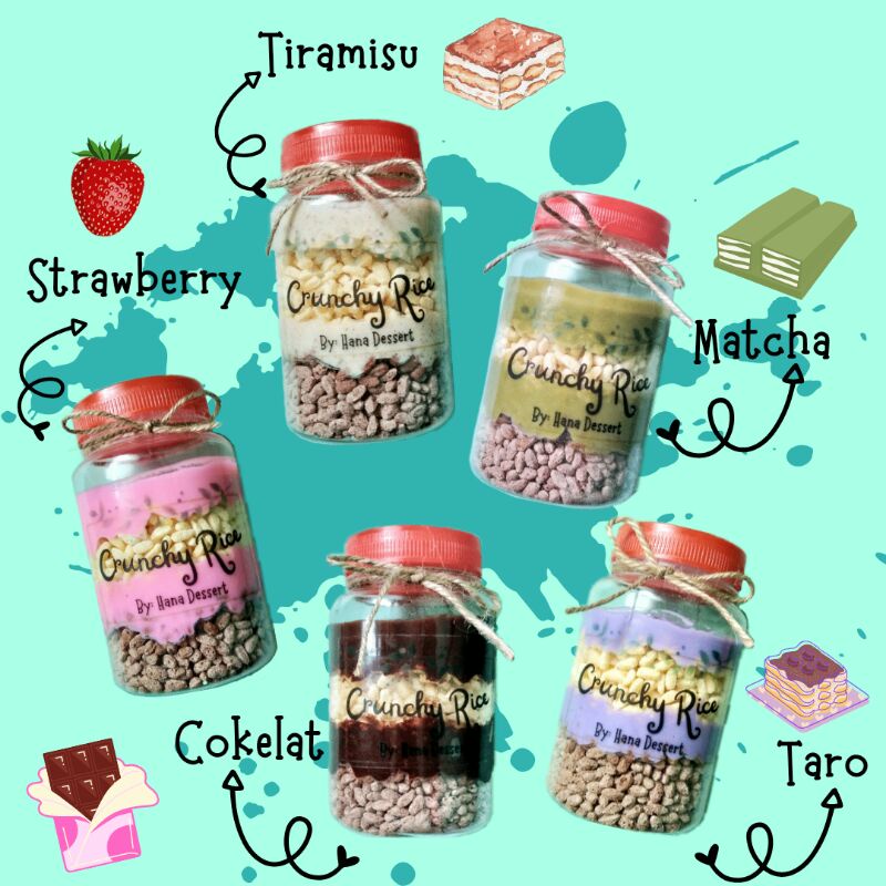 Jual Crunchy Rice / Rice Crispy / Cemilan Murah / Choco Crunchy ...