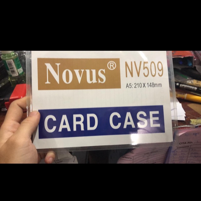 Jual Card case novus ukuran a5 tebal / merek xjy edw murah | Shopee ...