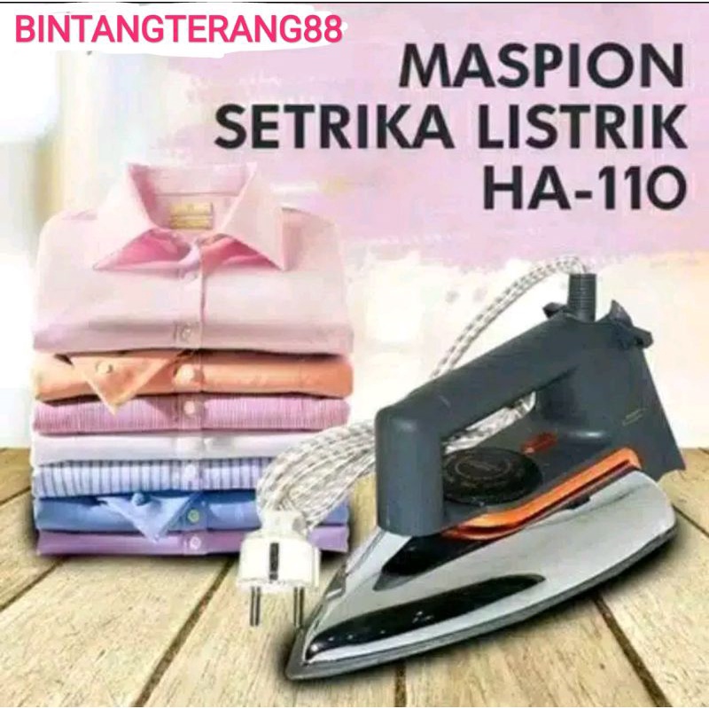 Jual setrika maspion ORIGINAL ha-110/HA110 | Shopee Indonesia