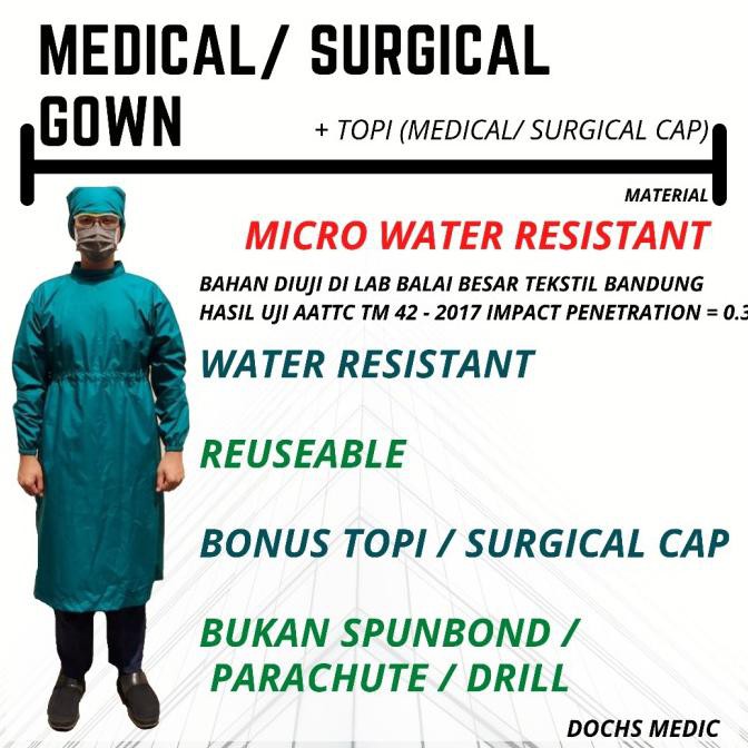 Jual Surgical Gown / APD Surgical Gown / Jubah Operasi / Jubah Medis ...